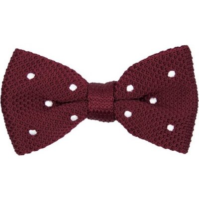 Bubibubi pletený s puntíky h8502 vínový – Zboží Dáma