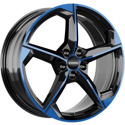 Ronal R66 8x19 5x112 ET44 jetblack blue tinted – Hledejceny.cz
