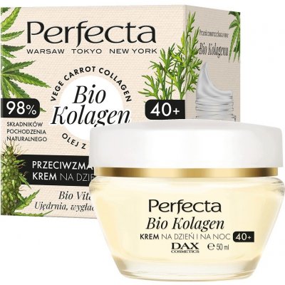 Perfecta Bio kolagén denný a nočný krém na tvár 40+ 50 ml