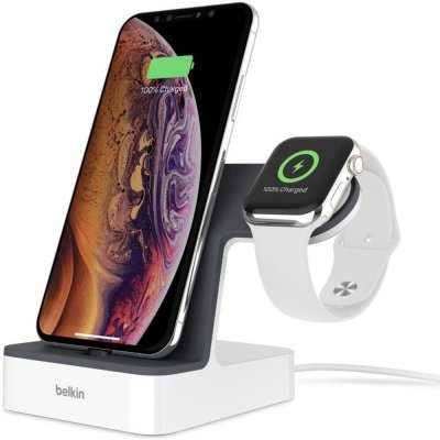 BELKIN Charge dock for iPhone & Apple Watch, černý, F8J237vfBLK – Zboží Živě