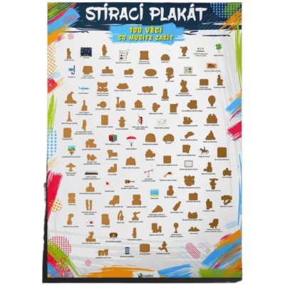 4Leaders Stírací plakát – 100 věcí co musíte zažít – Sleviste.cz