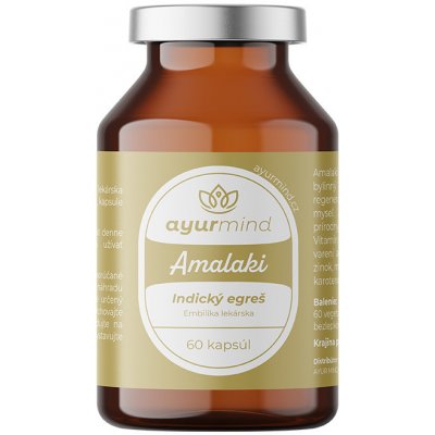 Organic India Amalaki antioxidant s přírodním vitaminem C 60 kapslí