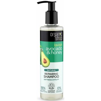 Organic Shop obnovující šampon s avokádem a medem 280 ml