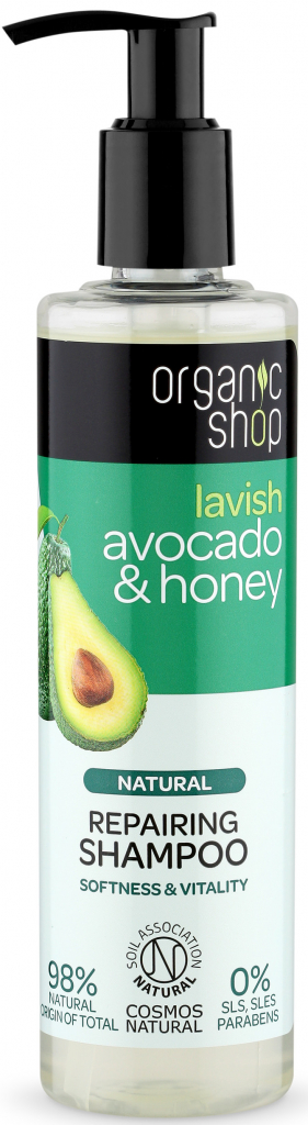Organic Shop obnovující šampon s avokádem a medem 280 ml