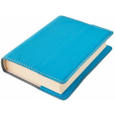 Kožený obal na knihu Klasik M 22,7 x 36,3 cm kůže modrá – Hledejceny.cz