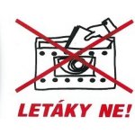Magg 120127 samolepka Letáky ne 37x52mm znak PHT120127 – Zboží Dáma