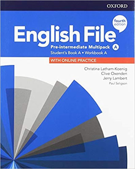 English File Fourth Edition Pre-Intermediate Multipack A with Student Resource Centre Pack