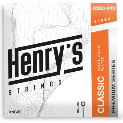 Henry`s Strings HNSBE Classic Nylon Silver - 0280“ - 043“ – Zboží Mobilmania