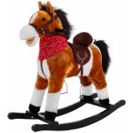 Majlo Toys Plyšový houpací kůň Ferda světle hnědý – Sleviste.cz