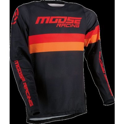 Moose Racing Sahara černo-oranžovo-červený
