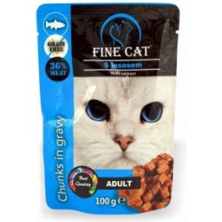 Fine Cat Grain Free Adult losos v omáčce 100 g