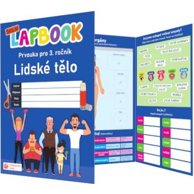 Prvouka 3 - školní lapbook - Lidské tělo – Zboží Mobilmania