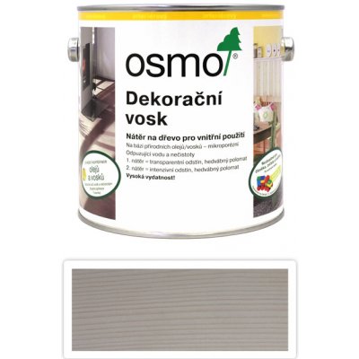 OSMO Dekorační vosk transparentní 2,5 l Bílý 3111 – Zboží Dáma