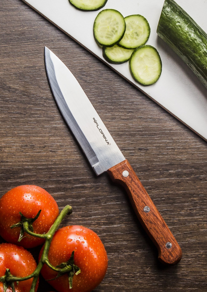 Florina Nůž šéfkuchaře z nerezové oceli WOOD 15 cm