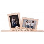 ČistéDřevo Dřevěný fotorámeček rodina – Sleviste.cz