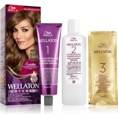 Wella Wellaton Intense barva na vlasy s arganovým olejem 6/0 Dark Blonde – Zboží Mobilmania