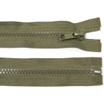 Kostěný zip no.5 rozepínací 70cm bundový color: 698 khaki zelená – Hledejceny.cz