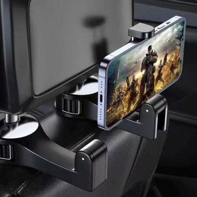 Multifunkční háček/držák telefonu do auta za opěrku – Zboží Živě