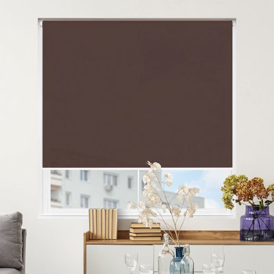 FOA Látková roleta, BASIC, Čokoládová, LT 120 78 x 240 cm – Sleviste.cz