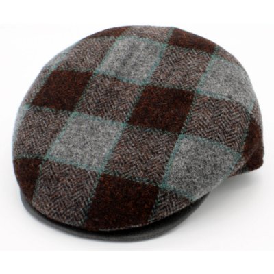 Fiebig Headwear since 1903 pánská kostkovaná zimní vlněná bekovka – Zboží Mobilmania