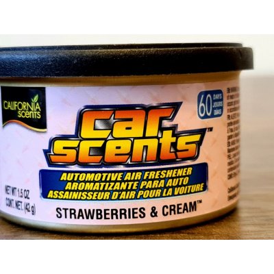 California Scents Car Scents Strawberries & Cream – Zbozi.Blesk.cz