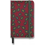Moleskine Zápisník Professional Silk tvrdé desky A7 čistý bordó – Hledejceny.cz