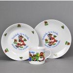 Český porcelán Dětská jídelní souprava Budulínek 3 dílná – Sleviste.cz