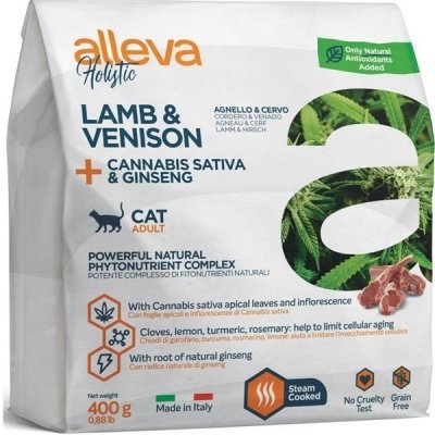 Alleva Holistic Cat Dry Adult Lamb&Venison 0,4 kg – Zboží Mobilmania