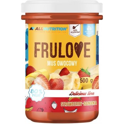 ALLNUTRITION FRULOVE OVOCNÁ PĚNA STRAWBERRY BANANA 500 g – Zboží Dáma