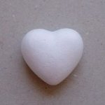 Velkoobchodplus Srdce polystyrenové 70 mm bílá – Hledejceny.cz