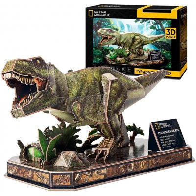 CUBICFUN 3D puzzle National Geographic: Tyrannosaurus Rex 52 ks – Sleviste.cz