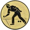 Sportovní medaile petanque emblém LTK040M