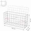 Pletiva TopGabion Gabionový koš s víkem: 100×30×50 cm - oko sítě 10×10 cm