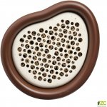 Organic bee hotel chestnut brown 25 cm – HobbyKompas.cz