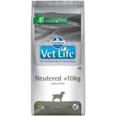 Vet Life Natural DOG Neutered > 10 kg 2 x 12 kg – Hledejceny.cz