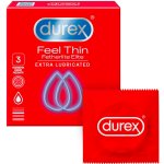 Durex Feel Thin Fetherlite Elite Extra Lubricated 3 ks – Zboží Mobilmania