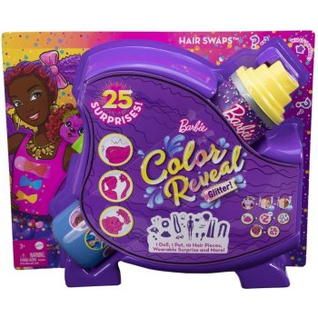 Barbie Color Reveal vlasová stylizace fialová