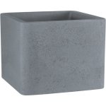 Geli Květináč Cube kvadrát 38 x 38 x 33 cm světlý beton – Hledejceny.cz
