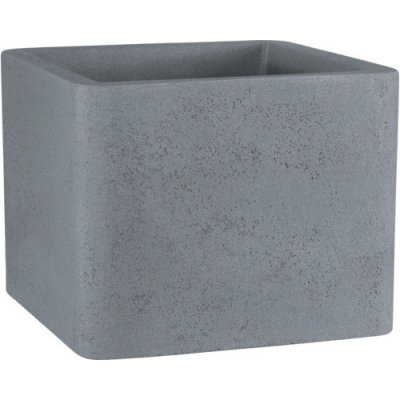 Geli Květináč Cube kvadrát 38 x 38 x 33 cm světlý beton – Hledejceny.cz