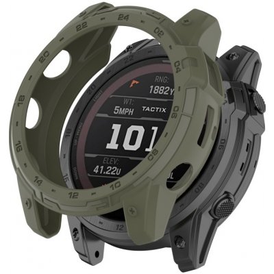 VSECHNONAMOBIL TPU HALF COVER Obal pro Garmin Enduro 2 / Tactix 7 tmavě zelený 51581 – Zboží Živě