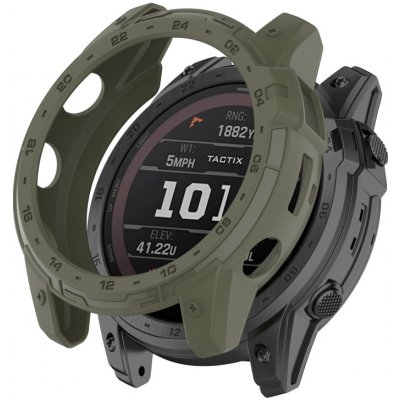 PROTEMIO 51581 TPU HALF COVER Obal pro Garmin Enduro 2 / Tactix 7 tmavě zelený – Zbozi.Blesk.cz