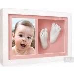 3D Memories odlévací sada baby pro 3D odlitek otisk ručiček a nožiček s hlubokým bílým dvojrámečkem růžová modrá pasparta – Hledejceny.cz