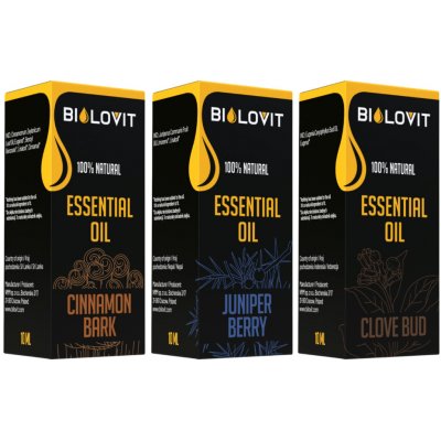 Bilovit Sada éterických olejů Zahřívací 3 x 10 ml – Hledejceny.cz