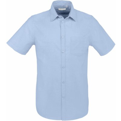 Sol's Brisbane fit pánská košile s krátkým rukávem SL02921 sky blue – Hledejceny.cz