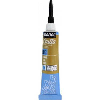 Pébéo Gutta Kontura na hedvábí 20 ml 03 zlatá – Sleviste.cz