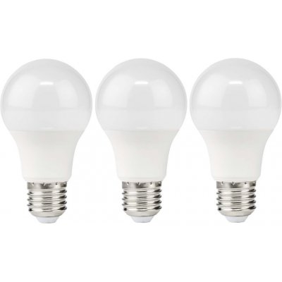 NEDIS LED žárovka E27/ A60/ 11 W/ 220 V/ 1055 lm/ 2700 K/ teplá bílá/ matná/ 3 kusy – Hledejceny.cz