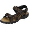 Pánské sandály Bio Comfort pánské kožené sandály 3KK074802 tmavě hnědé