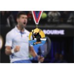 Akrylátová medaile Tenis Zlatá – Zboží Dáma