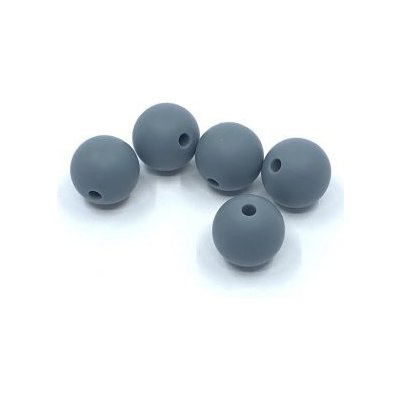 Silikonový korálek 11 mm šedý – Sleviste.cz