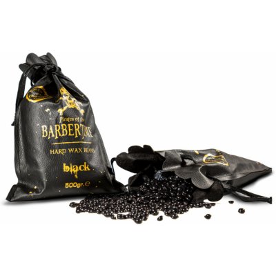 BARBERTIME Hard wax Depilační vosková zrnka beans Black 500 g – Zbozi.Blesk.cz